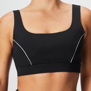 Fabletics Medium Impact Piped Sports Bra size S